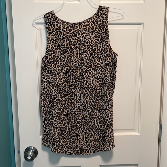 Apt. 9 Cheetah Print Sleeveless Top - Picture 2 of 11